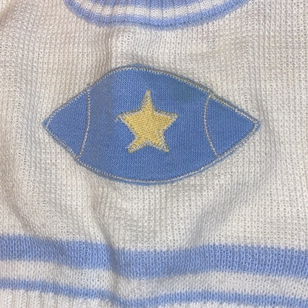 Carter’s Vintage Knit Varsity Stripe Football Sweater size 6/9 months
